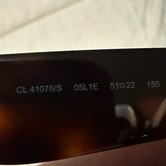 CELINE Tilda Oversized Tortoise Sunglasses - Picture 5 of 7